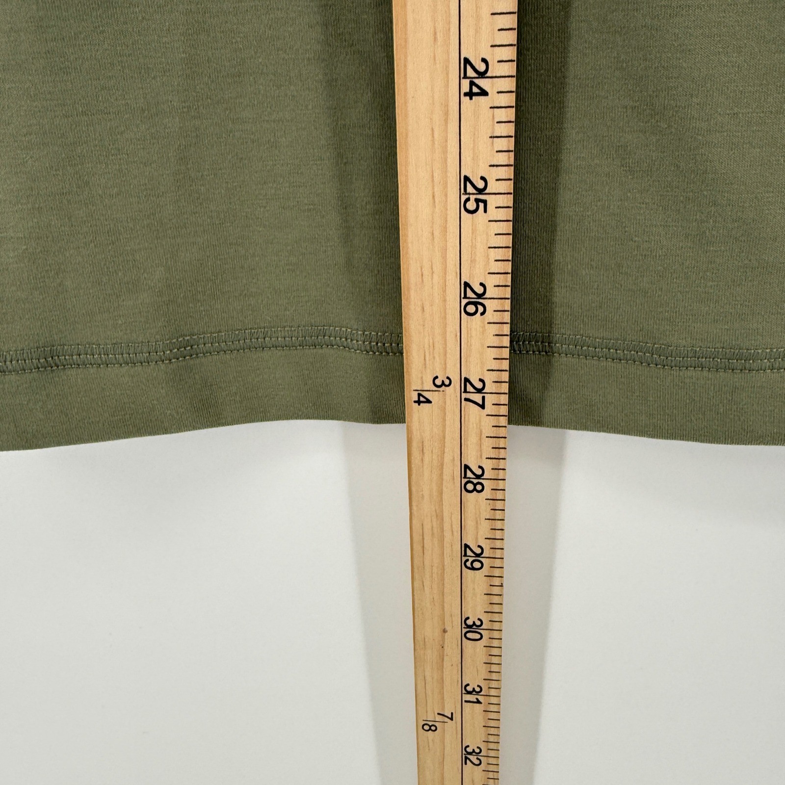 Public Rec Adapt Tee Mens M Olive Green Solid Polyester Lyocell Stretch Shirt gallery