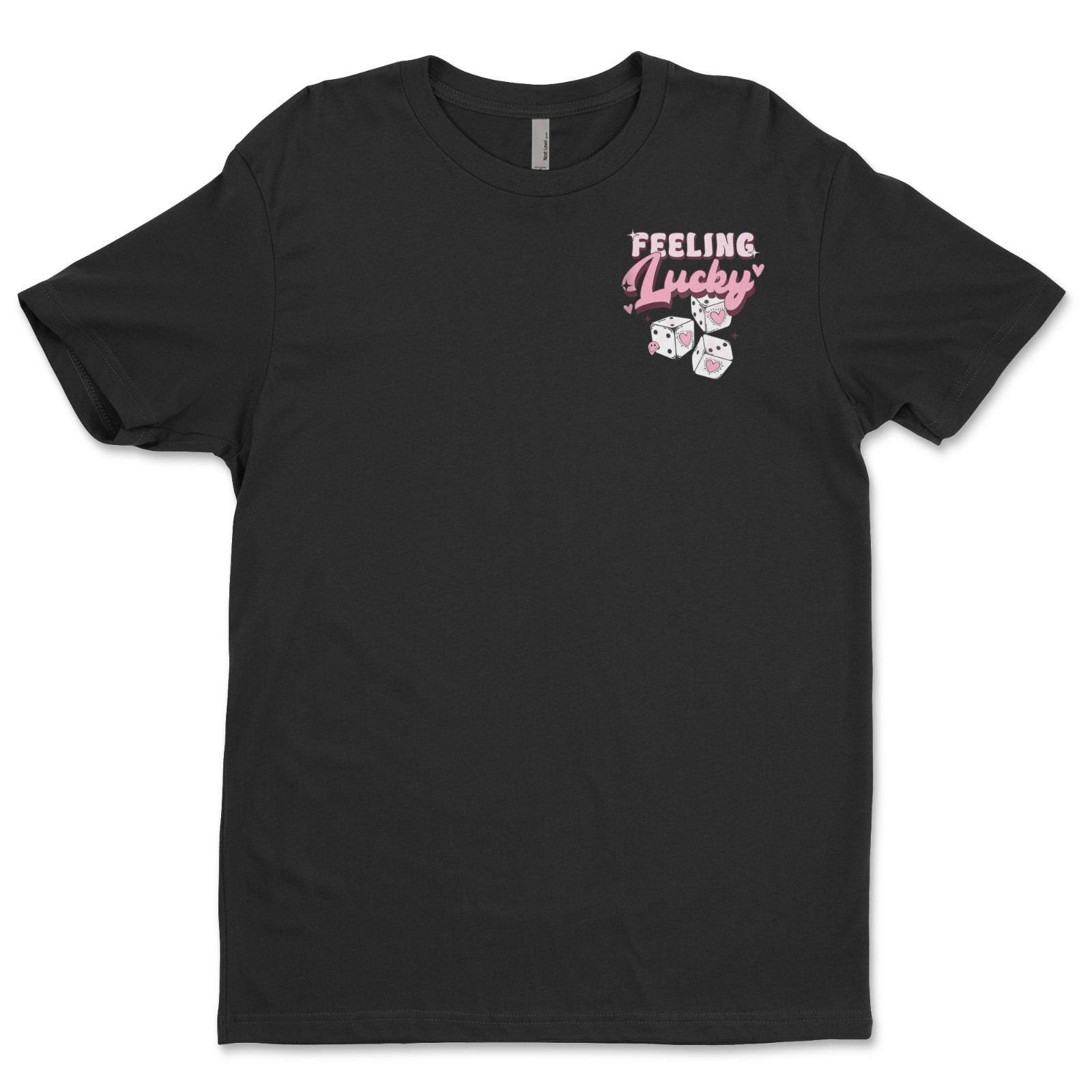DTF Feeling Lucky/ Custom Unisex Soft Style T-Shirts, Next Level- Cotton gallery