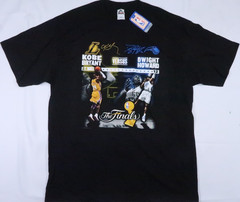 NWT 2009 NBA Finals Orlando Magic LA Lakers Kobe Bryant vs Dwight Howard t-shirt