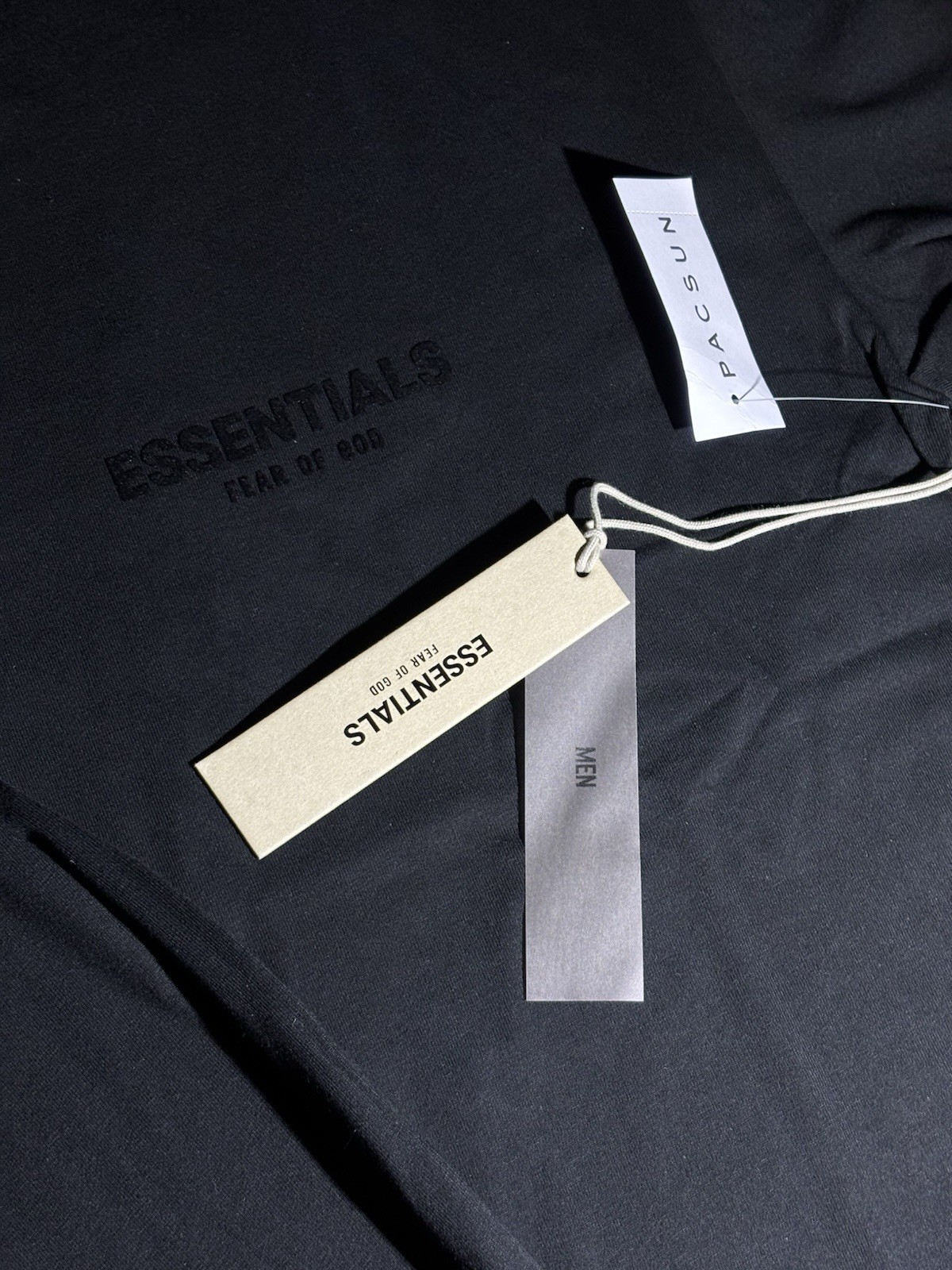 Essentials Fear of God Men’s Black Logo Short Sleeve Crew Neck T-Shirt L NWT gallery
