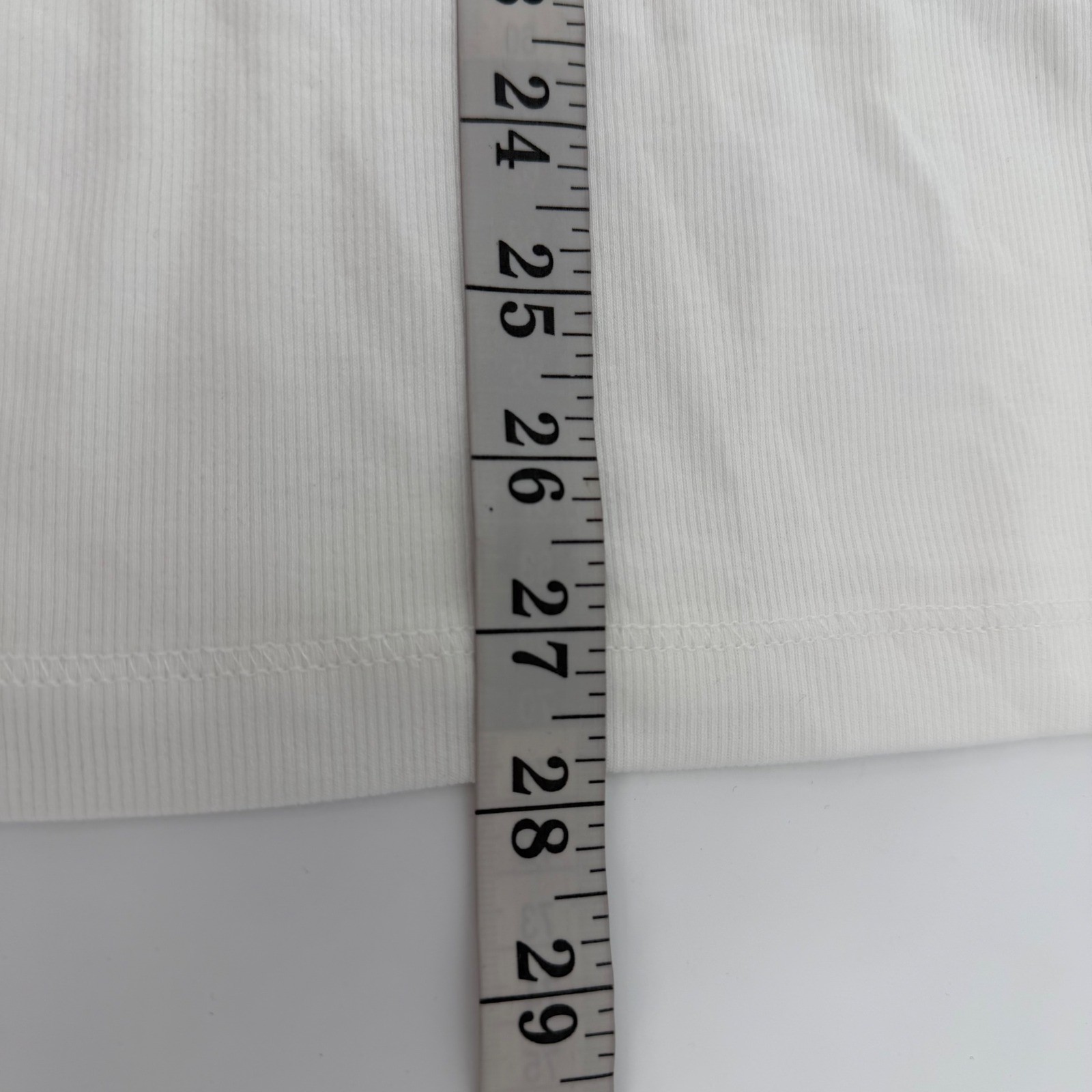 Todd Snyder Tank Top Mens L White Ribbed Tank Top KN1270422 Pima Cotton Modal gallery