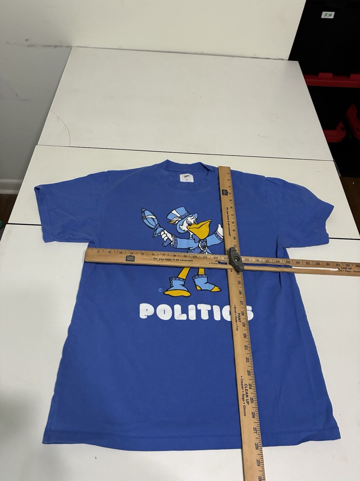 Sneaker Politics Pelican Shirt Medium Blue Geaux Vote Louisiana Skater Streetwer gallery