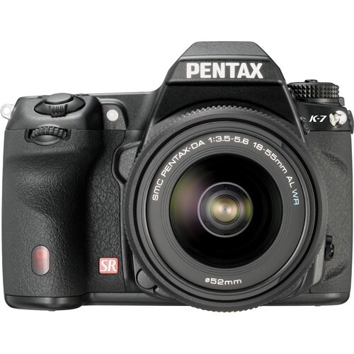 Pentax K-7 Black DSLR digital with 18-55mm AL WR Kit  Brand New #17831  READ