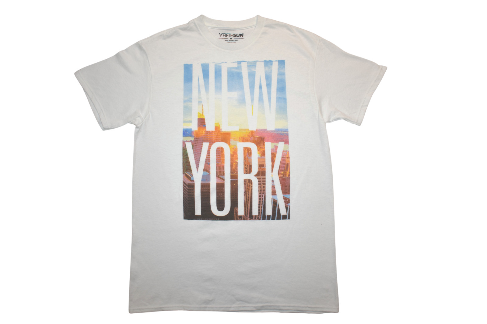 Fifth Sun Mens New York City Skyline White Shirt NWT S- 2XL gallery