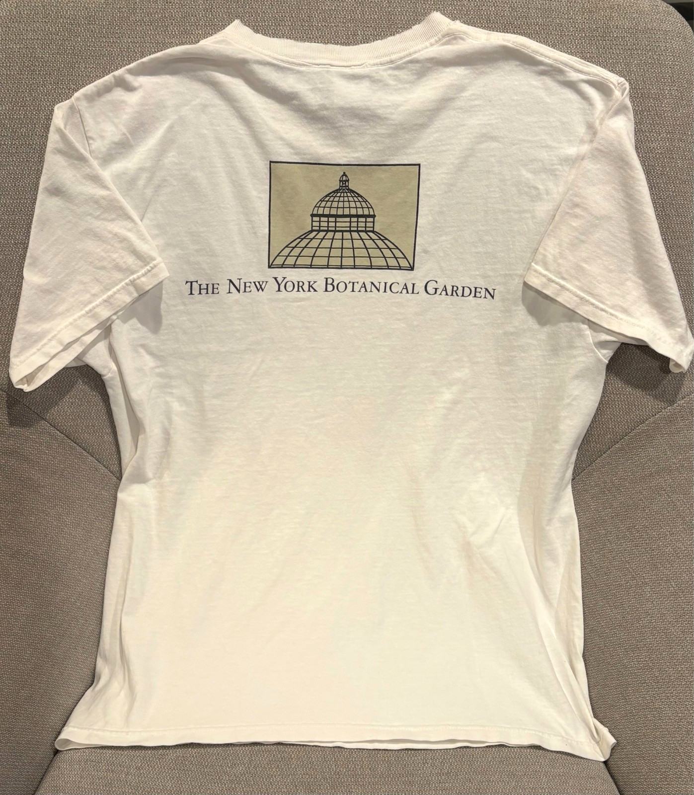 Vintage NEW YORK BOTANICAL GARDEN 🪷 Conservatory T-Shirt Adult Sz L **READ** gallery