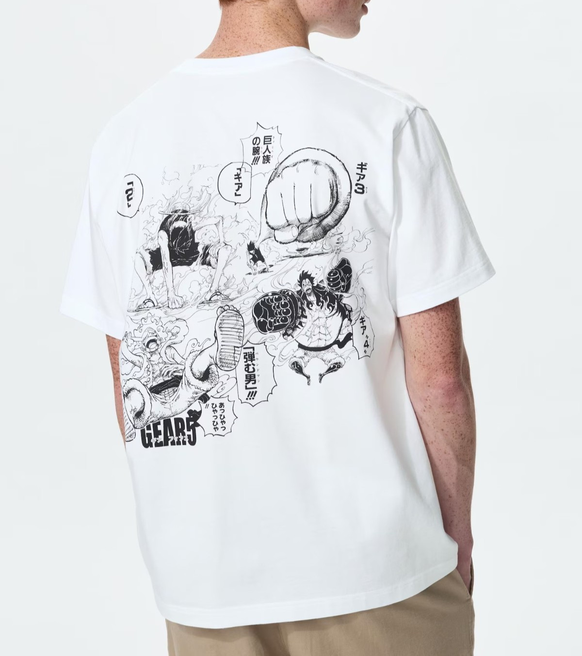 [PLS] Uniqlo One Piece UT Shueisha 100th Monkey D Luffy Gear 5 T-Shirt White gallery