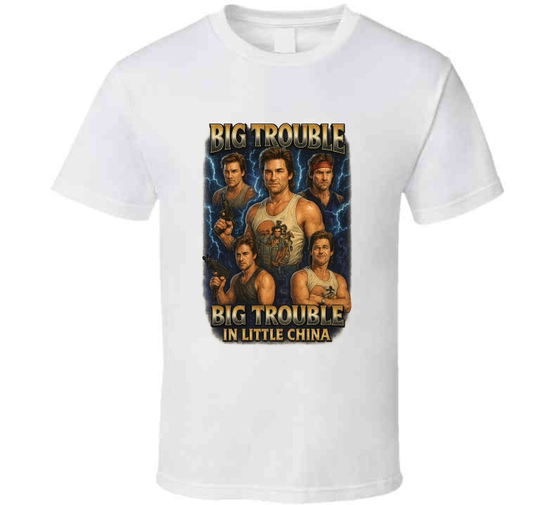 Big Trouble In Little China Jack Burton Tribute Movie T Shirt gallery