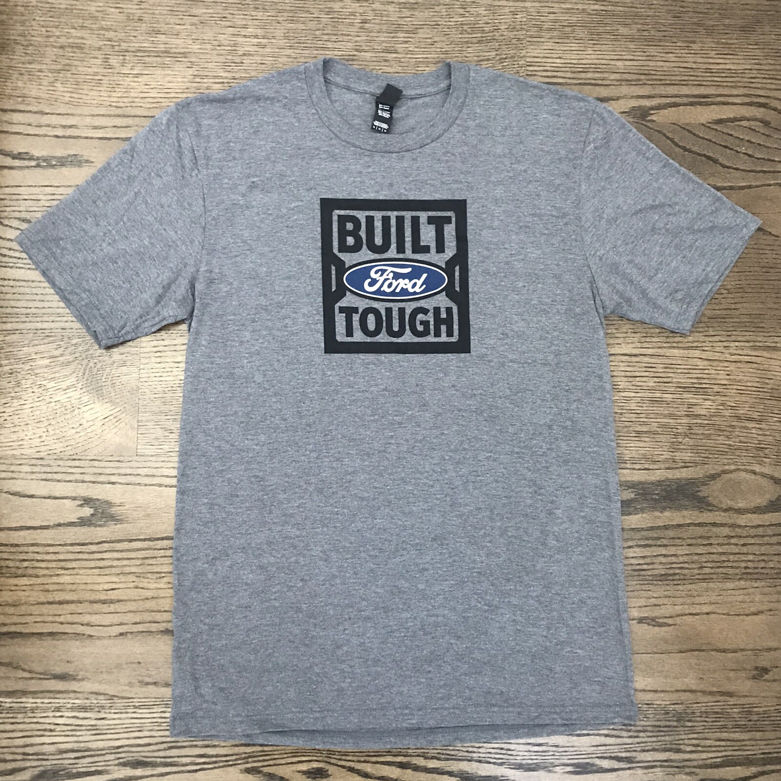 BUILT FORD TOUGH Heather Grey Size Medium T-Shirt by District Perfect Tri NEW! gallery