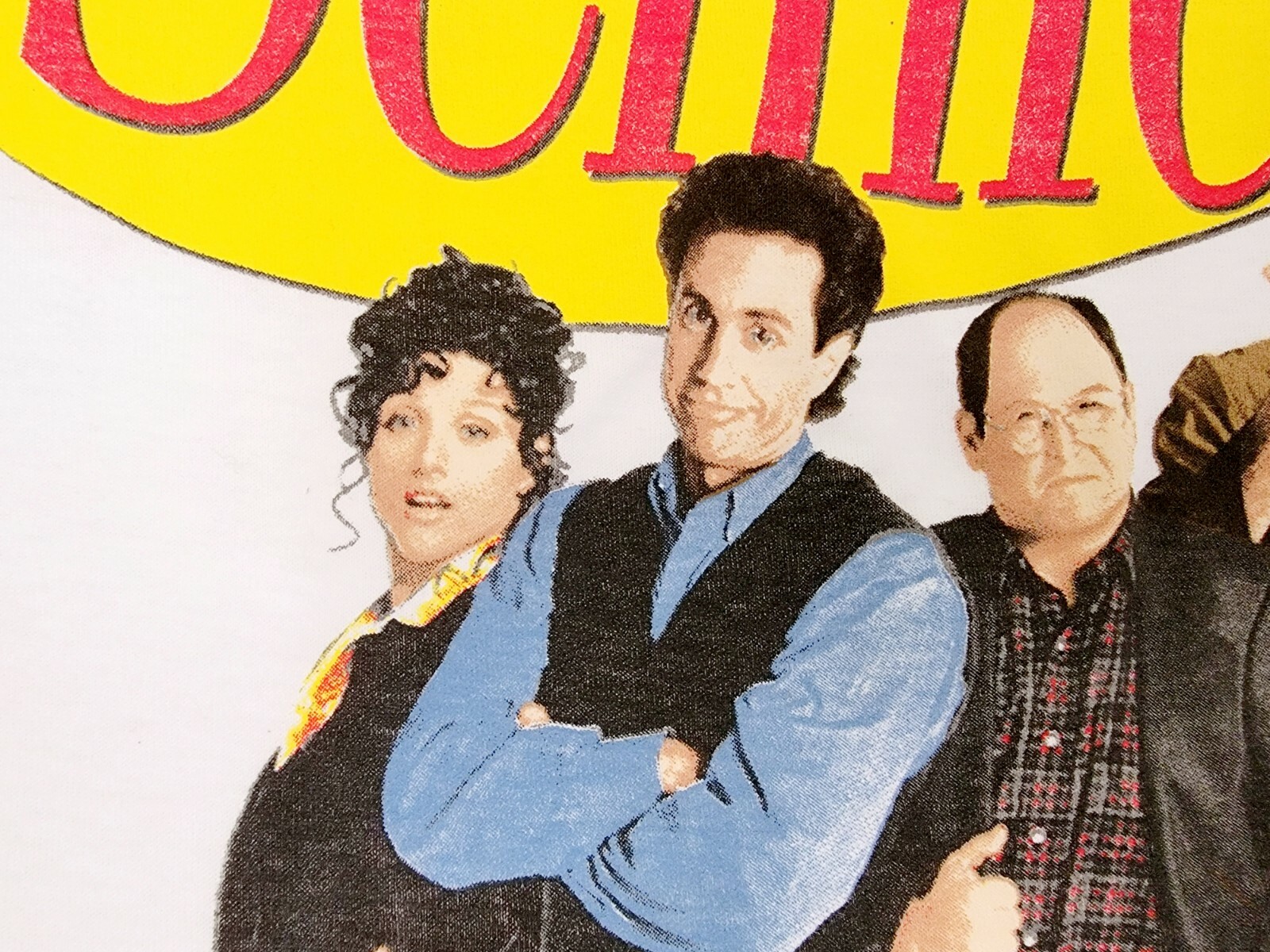 SEINFELD Shirt Mens 2XL XXL White Cast JERRY KRAMER GEORGE Casual NWT gallery