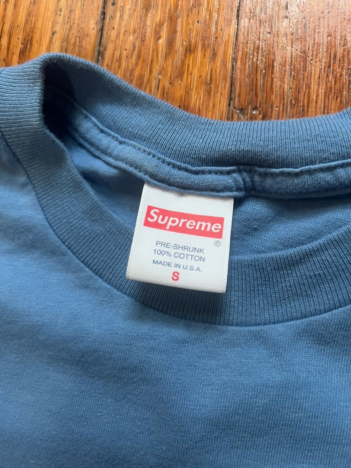 Supreme Men's Crash Tee T-Shirt Cornflower Blue Graphic F1 Car Size S (FW2021) gallery