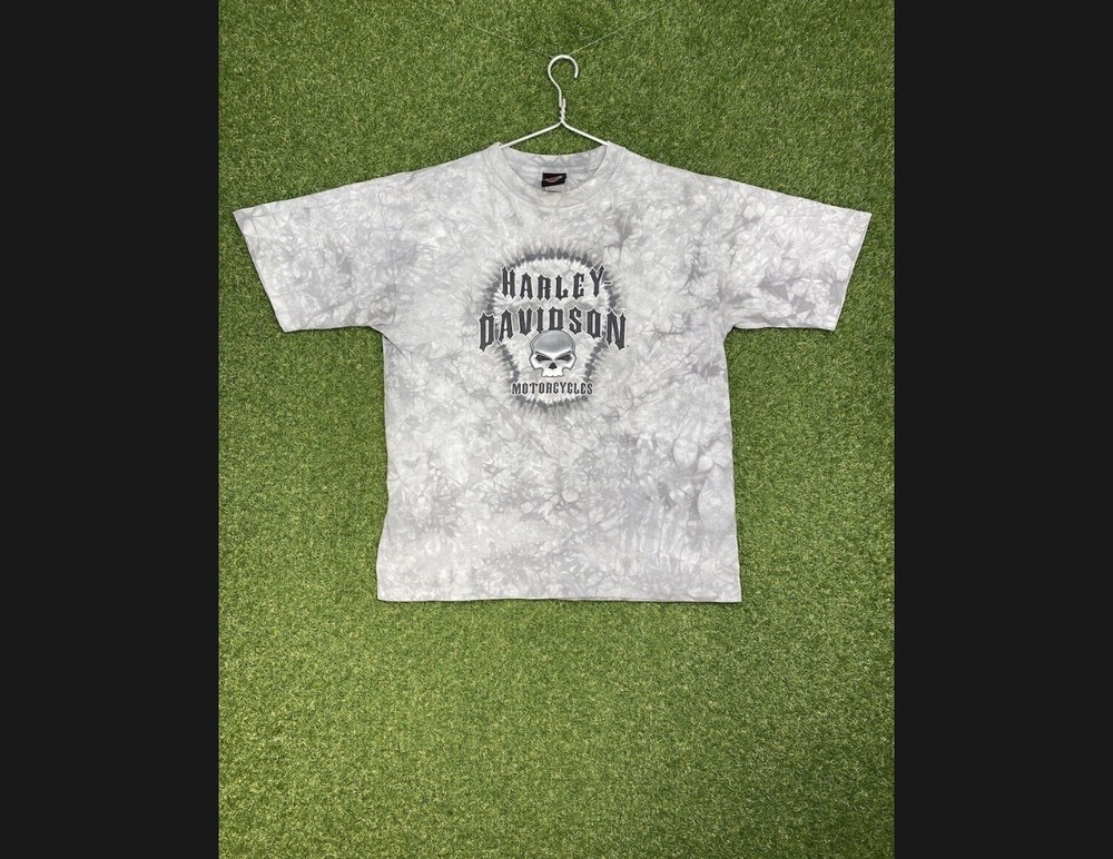 Vintage Harley Davidson Tie-Dye Single Stitch T-Shirt Men’s Size Large L USA