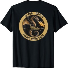 U-28A Draco Dragon Patch ( 2 Side ) T-Shirt