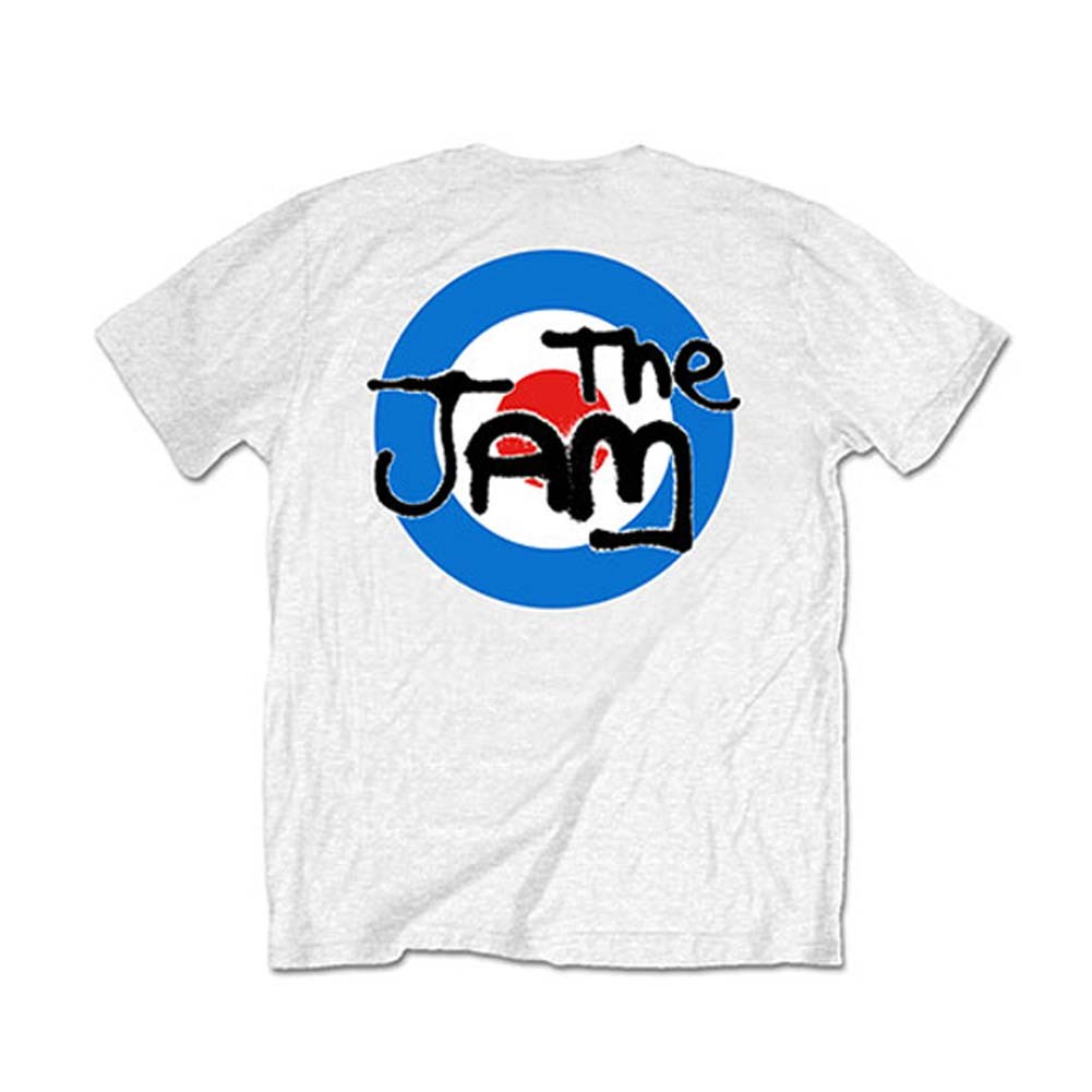 Men's Jam Target Logo (Back Print/Retail Pack) Slim Fit T-shirt Small White gallery