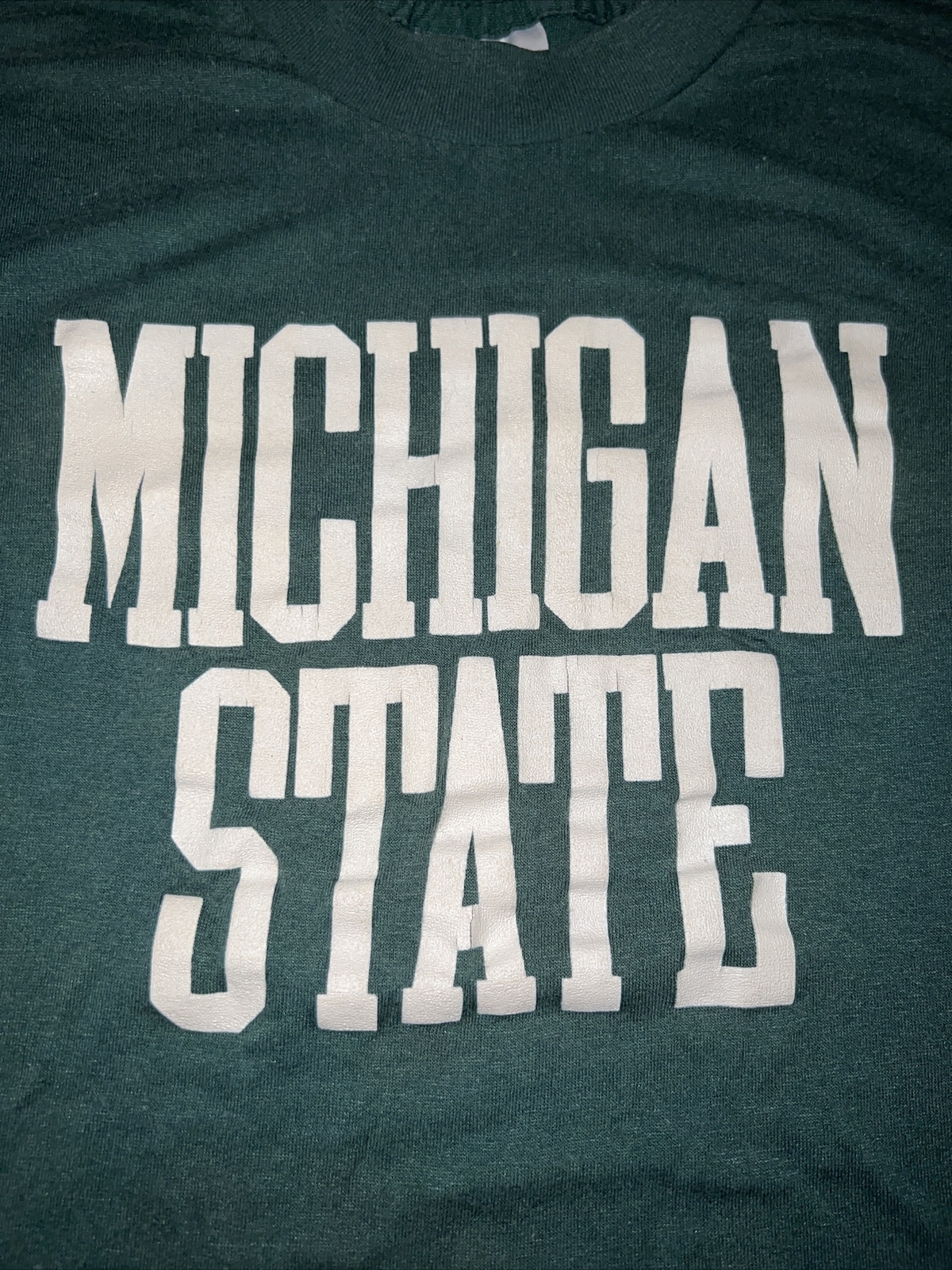 Vintage Michigan State T Shirt USA Made Single Stitch Size Youth Large 14/16 gallery