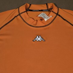 NWT Kappa Orange MEDIUM Soccer Jersey Short Sleeve Performance