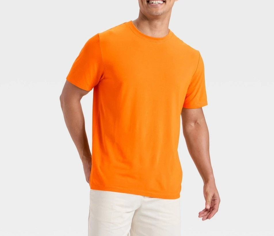 QUALITY Crewneck Short Sleeve T-Shirts COTTON MODAL blend Goodfellow S L or XL gallery