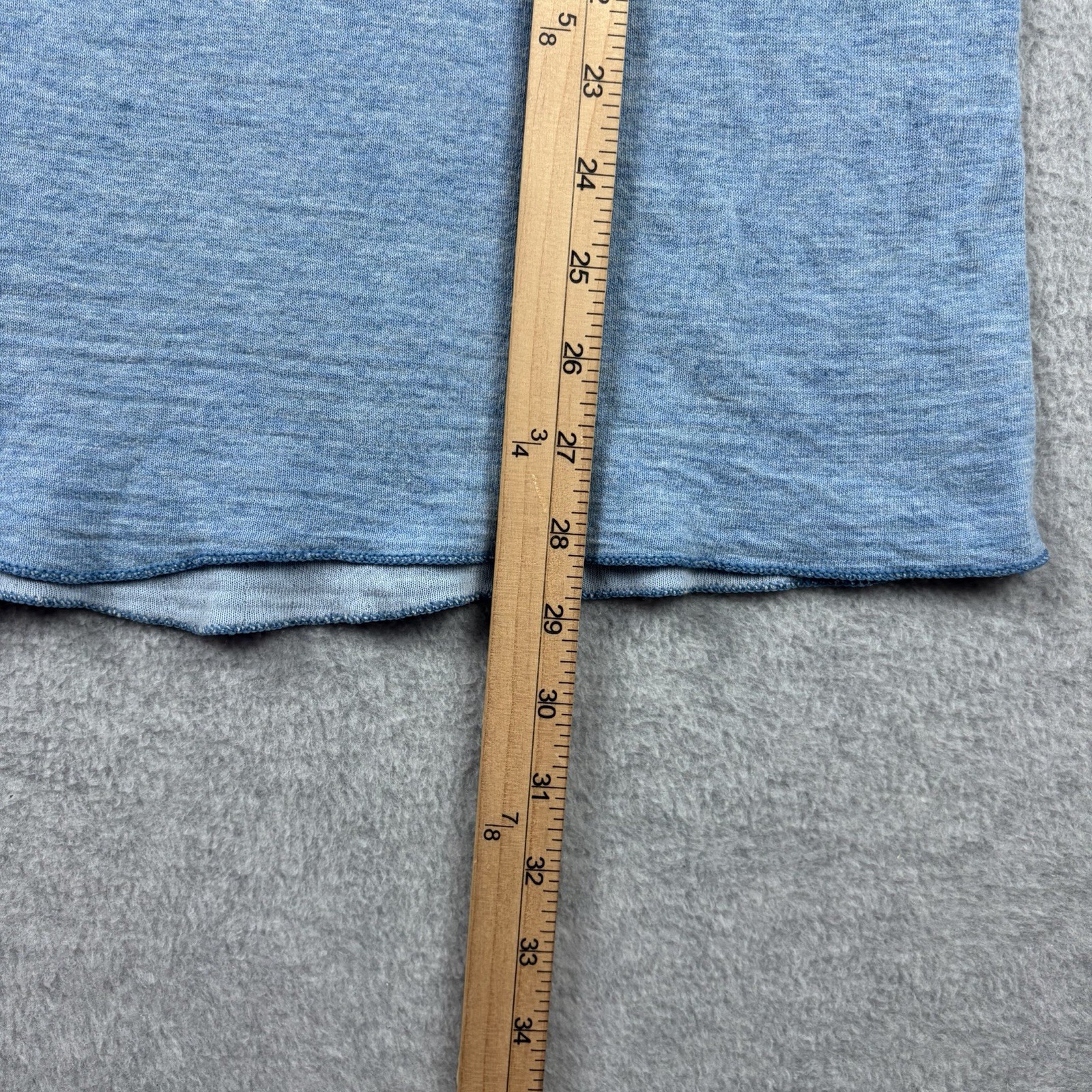 Vintage 60s Duofold Thermal Shirt Mens Large Blue Two Layer Long Sleeve Wool gallery