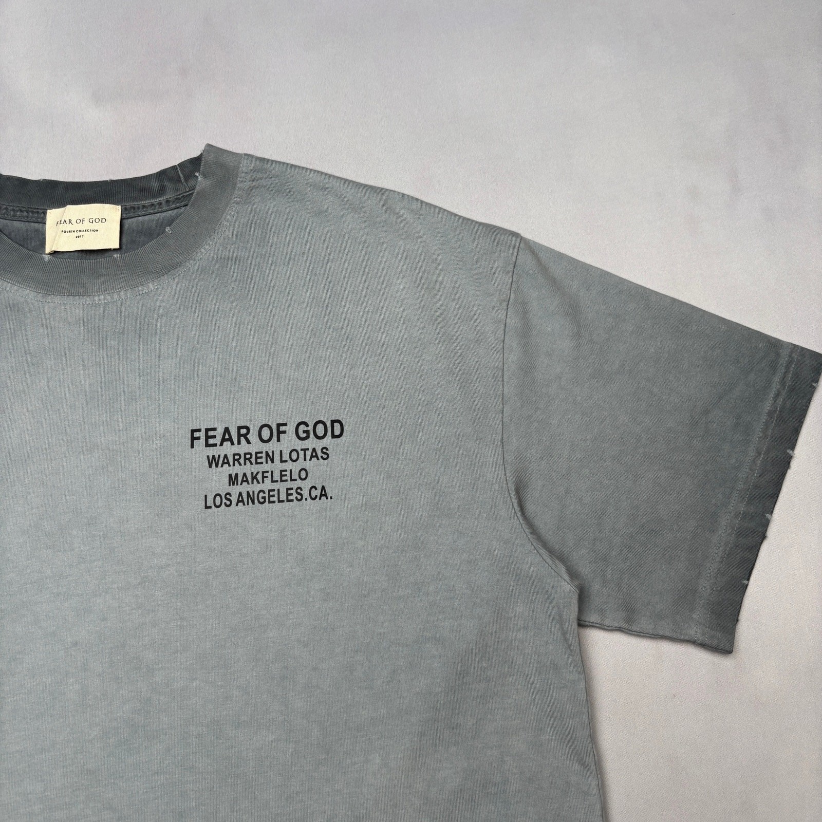 Fear Of God x Warren Lotas Fourth Collection Shirt Mens Small Streetwear Rare gallery