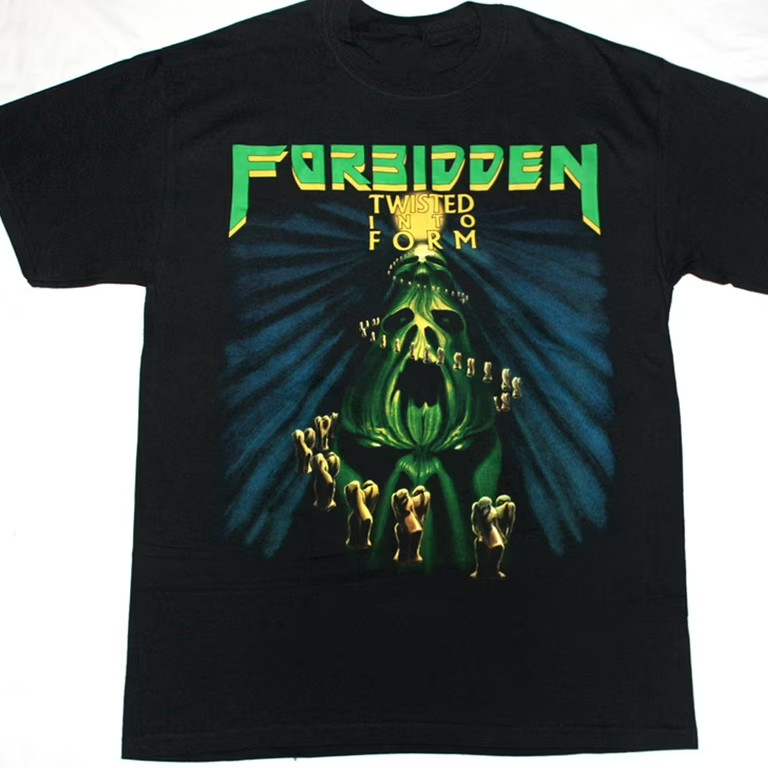 Forbidden Band Music For Lovers Black T-Shirt Cotton Full Size  RD86