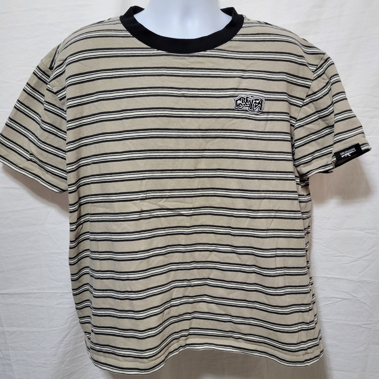 G59 Records Suicideboys Medary Striped Shirt Sz XXL $uicideBoy$ Grey 59