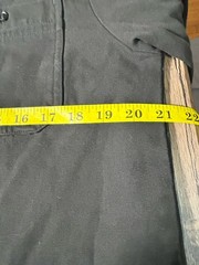 Santa Cruz Skateboard Longsleeve Button Up Shirt Screaming Hand Utility Black