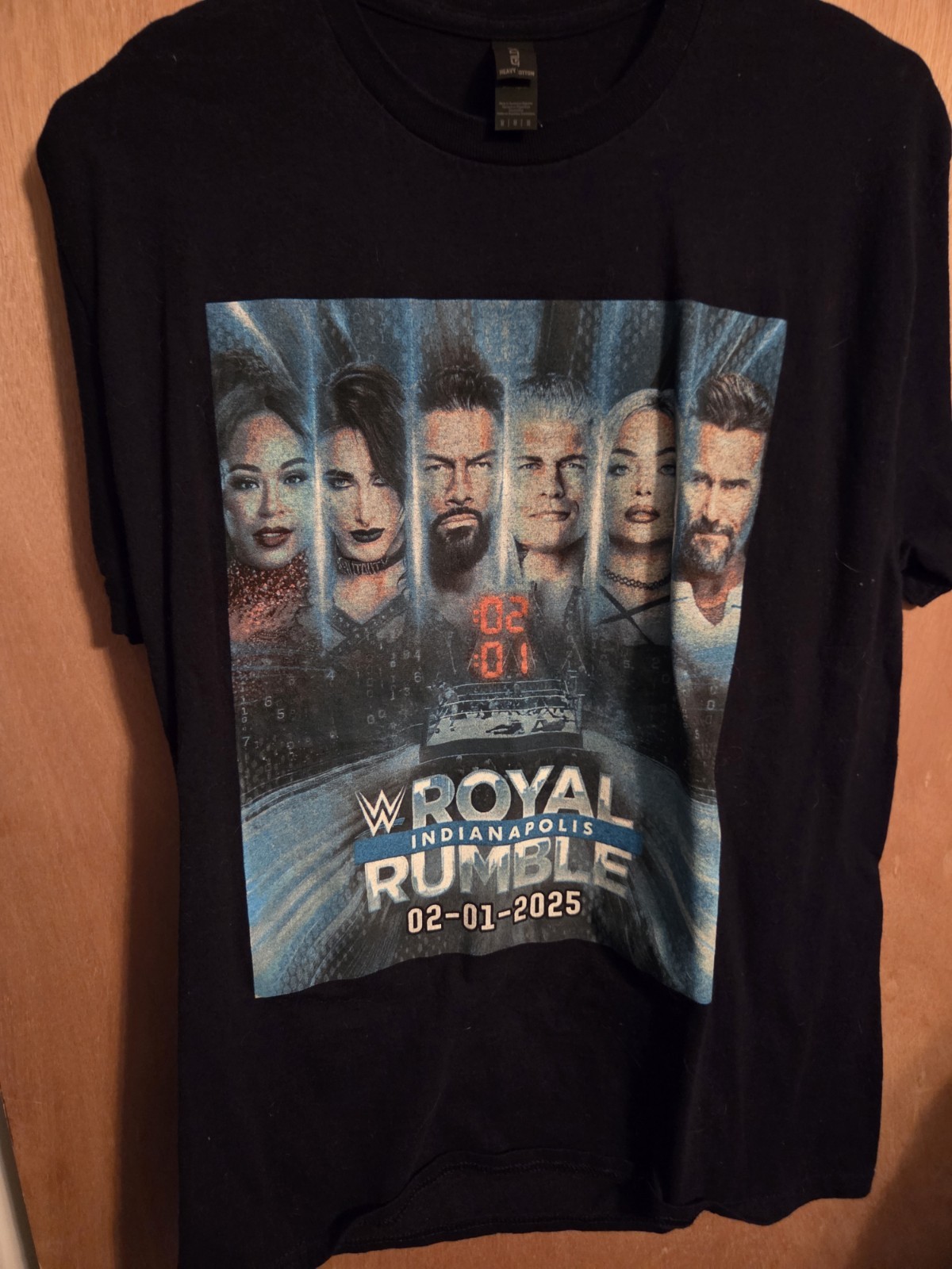 Wwe Royal Rumble 2025 Cody, Roman, Jey Uso Size Medium Parking Lot Boot
