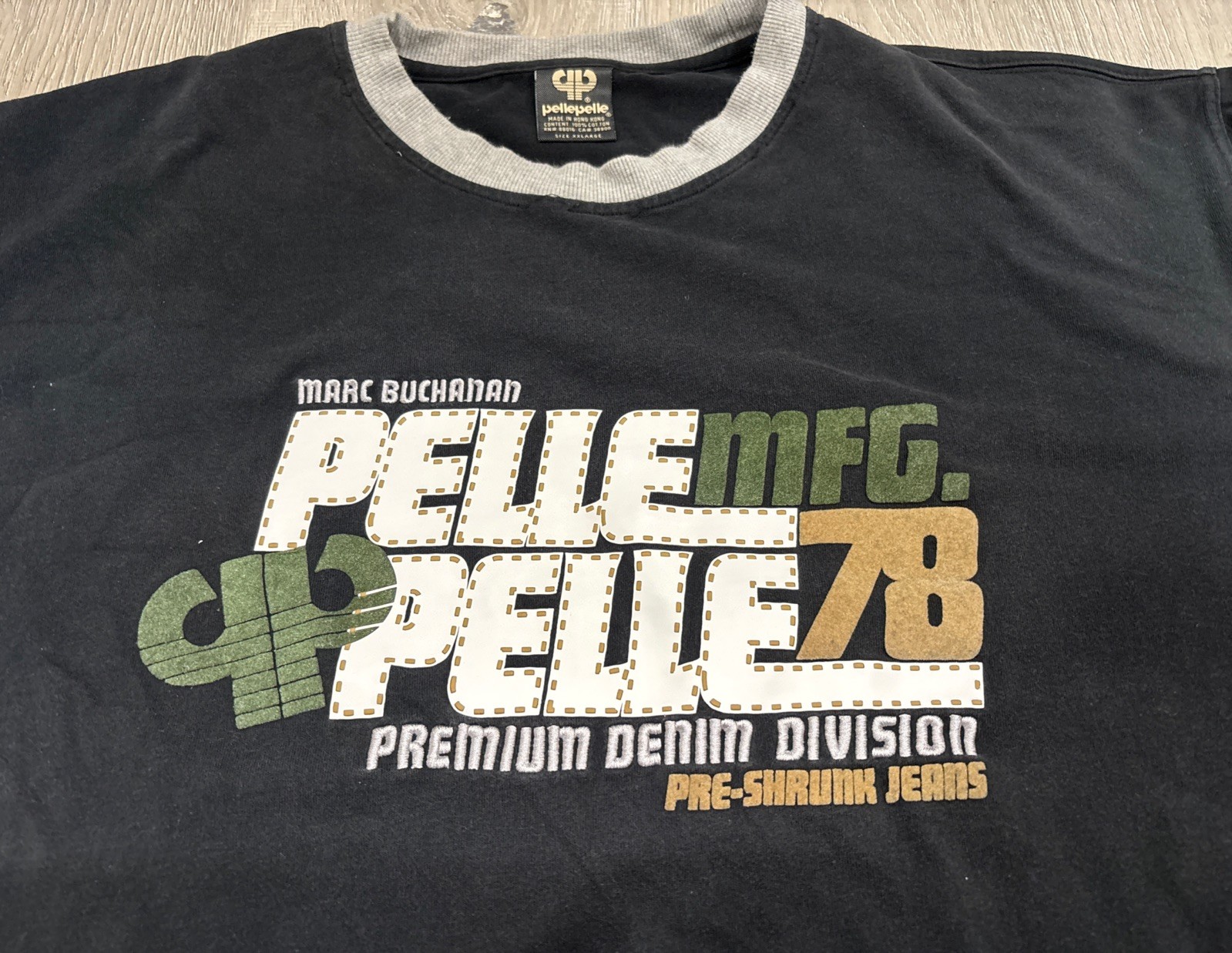 Pelle Pelle Shirt Men 2XL Embroidered Hip Hop 90s Skater Distressed gallery