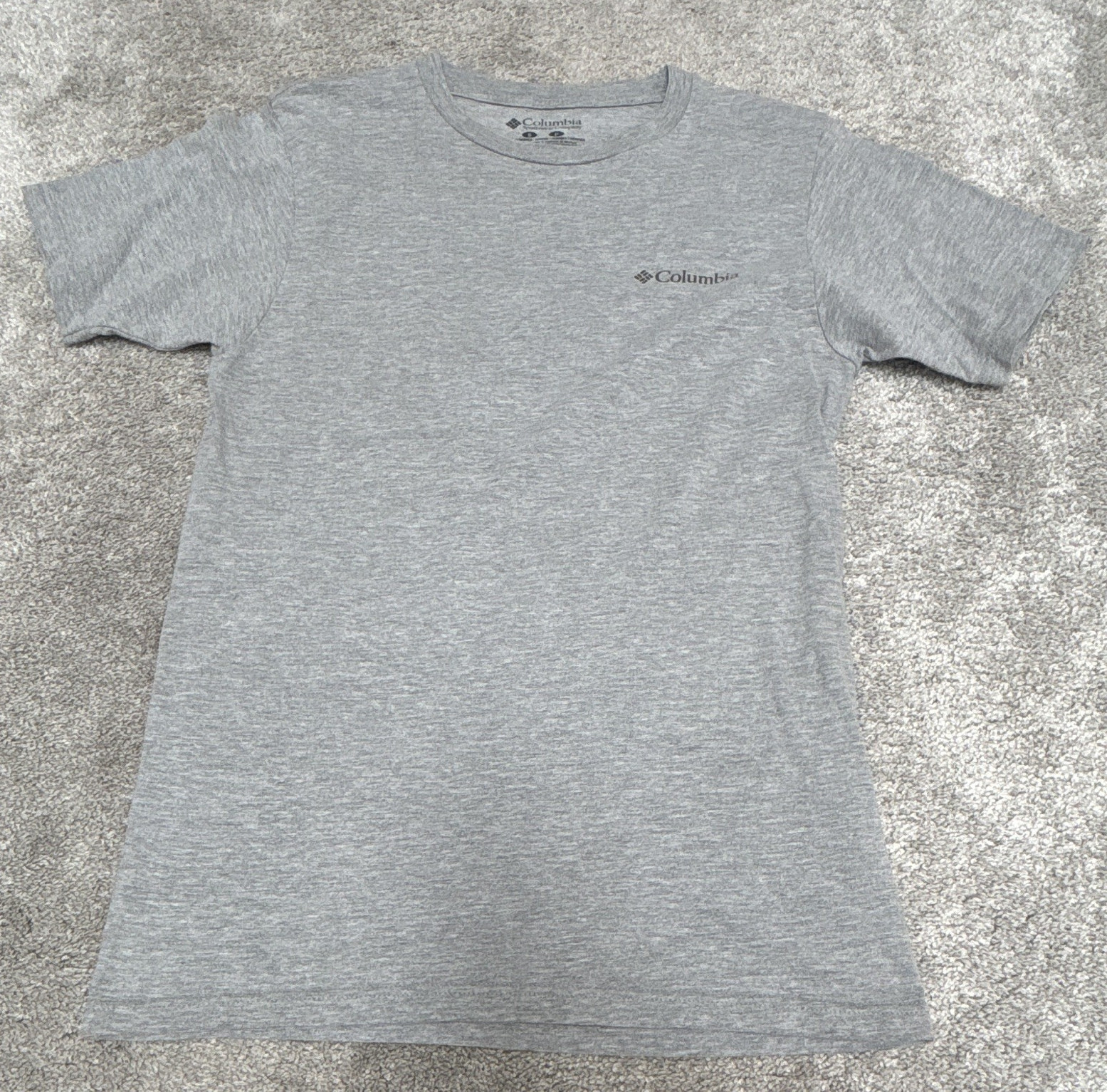 Columbia Gray Men’s Small Crew Neck Short Sleeve T-Shirt gallery