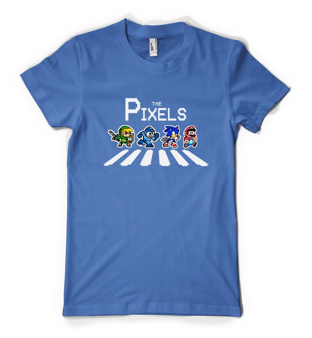 The Pixels Gaming Abbey Road Crossing Platform Personalised Unisex Adult T Shirt gallery