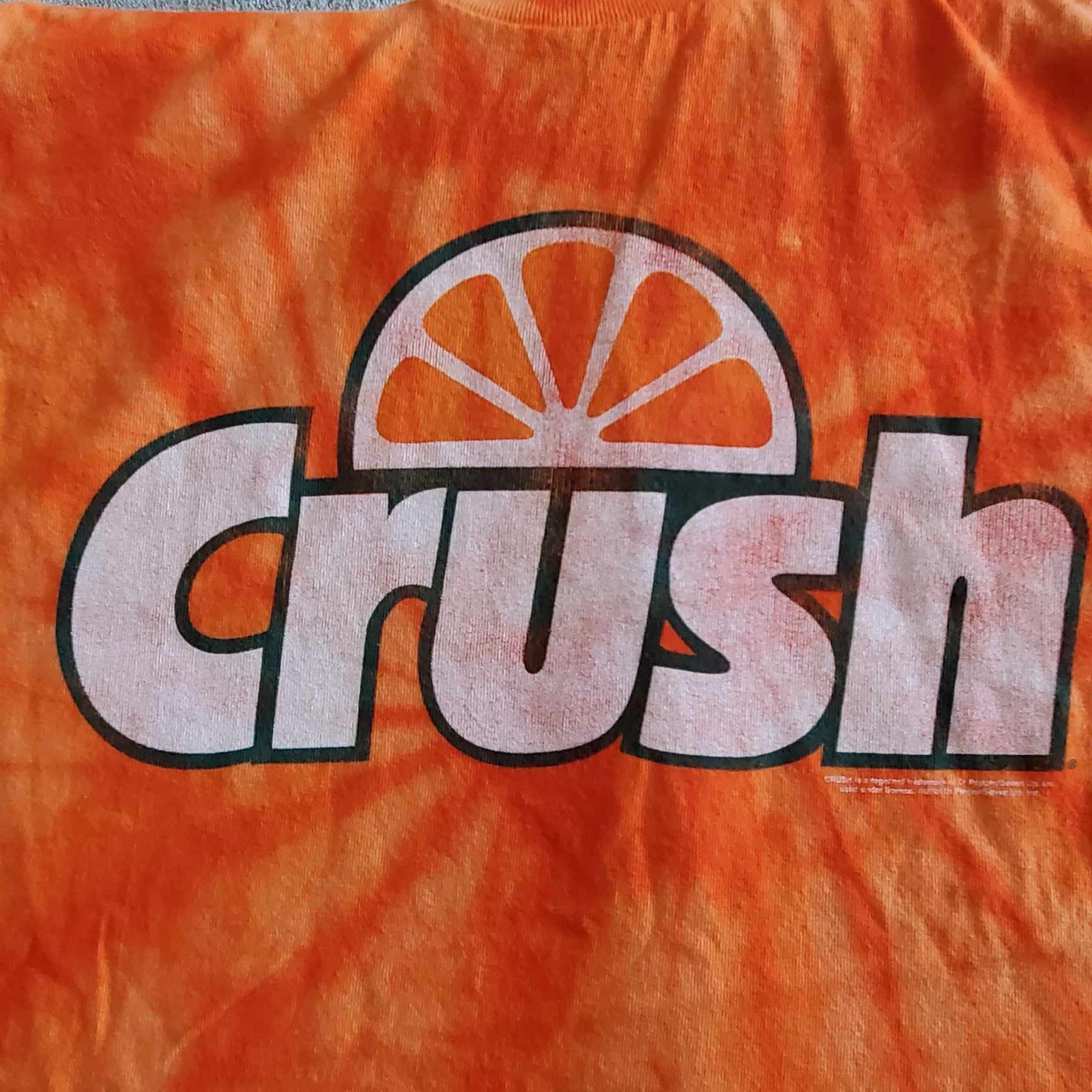 Sunkist T Shirt Tie Dye AOP Adult Large L gallery