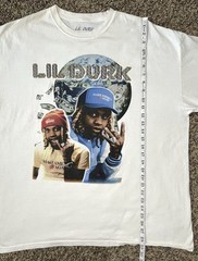 LIL DURK Make America OTF Again Rap Tee Adult Hip-Hop Graphic 2XL 25” X 29”