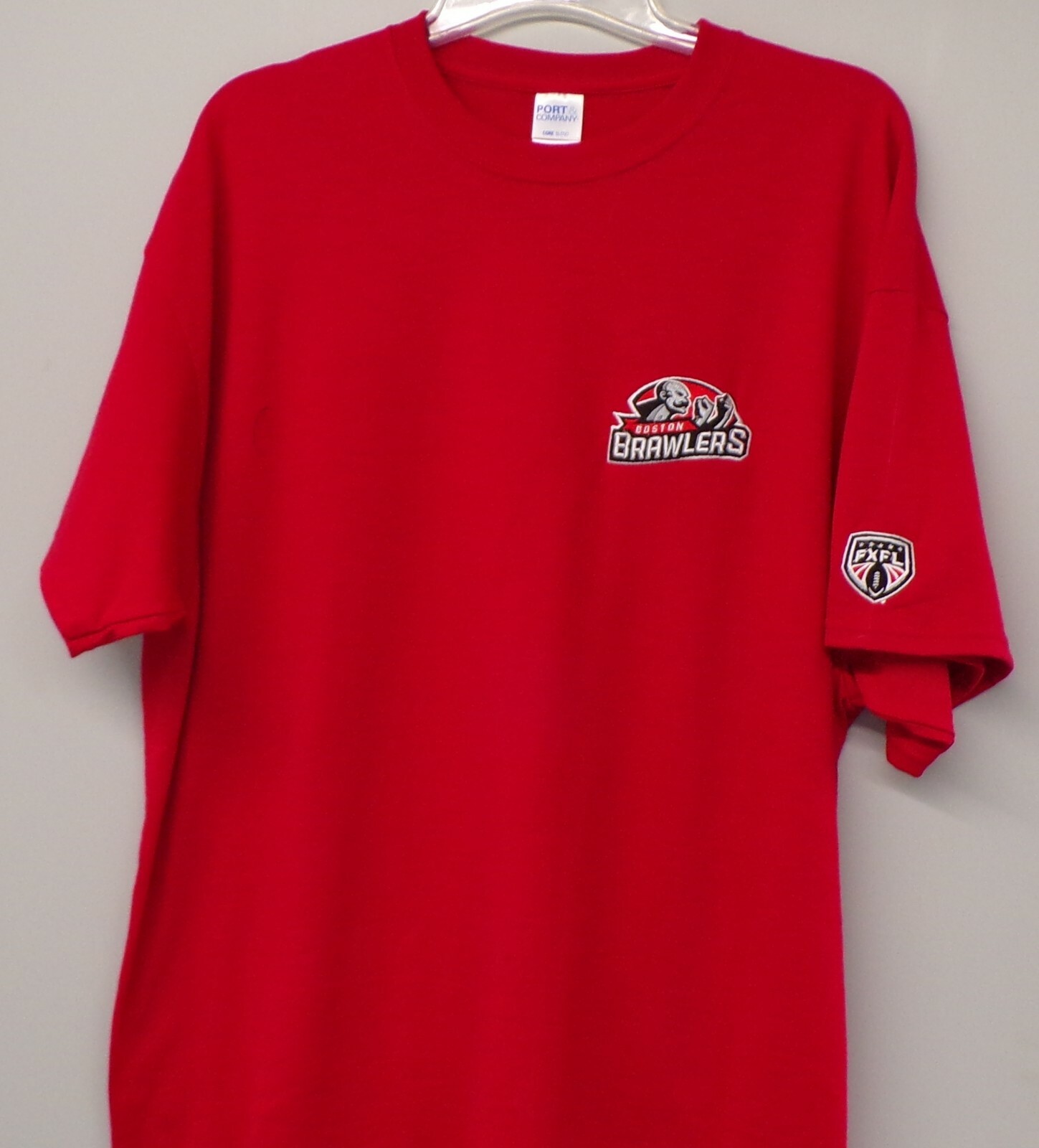 FXFL Boston Brawlers Football Embroidered T-Shirt S-6XL, LT-4XLT XFL AAF New gallery