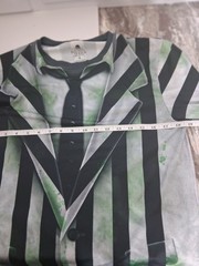 Universal Studios Beetlejuice Long Sleeve Halloween Costume HHN Shirt Sz Small