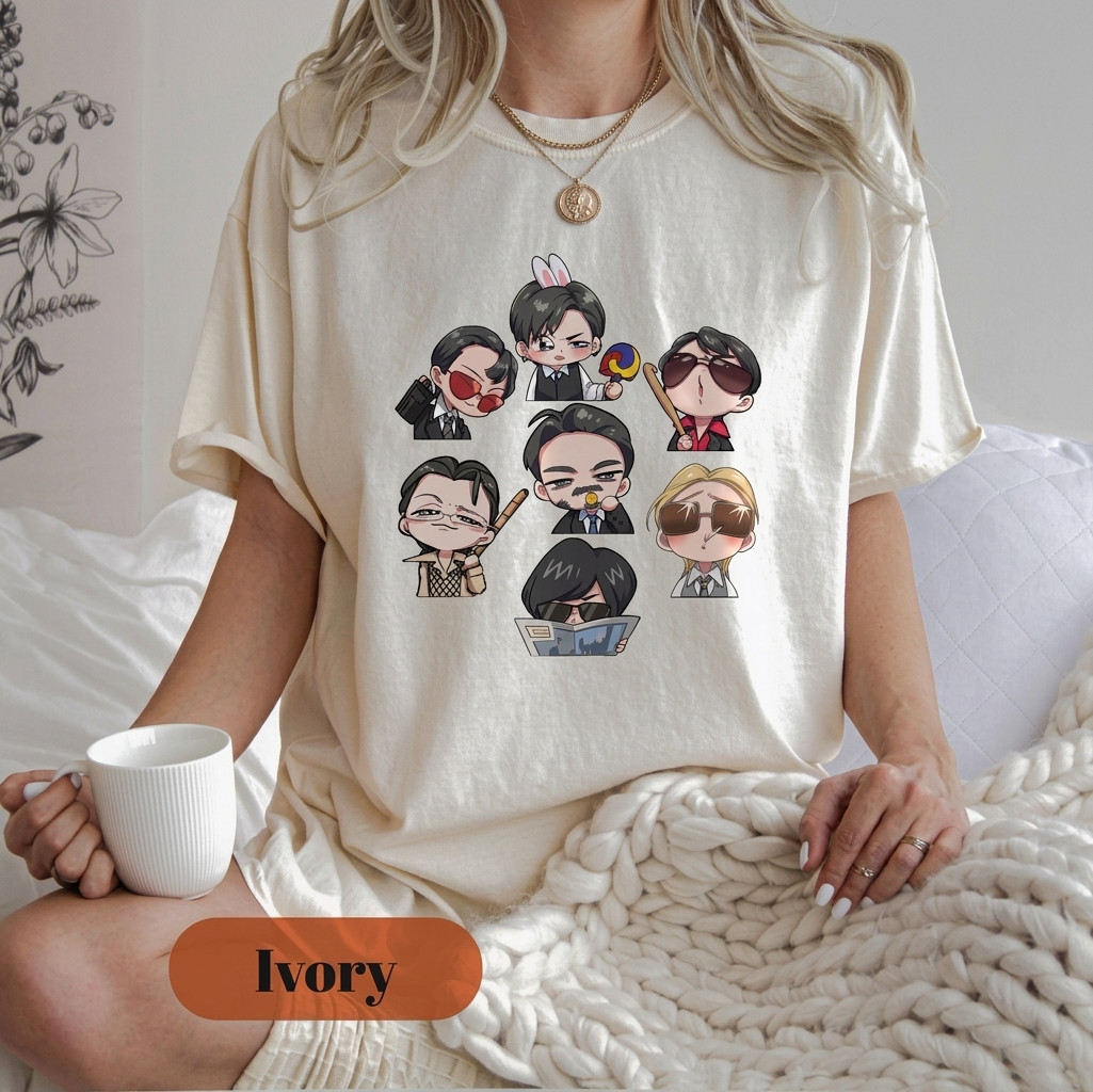 BTS Chibi 2.0 Arirang T-Shirt, BTS Tour 2026 Cute Group Graphic Sweatshirt, Fan gallery