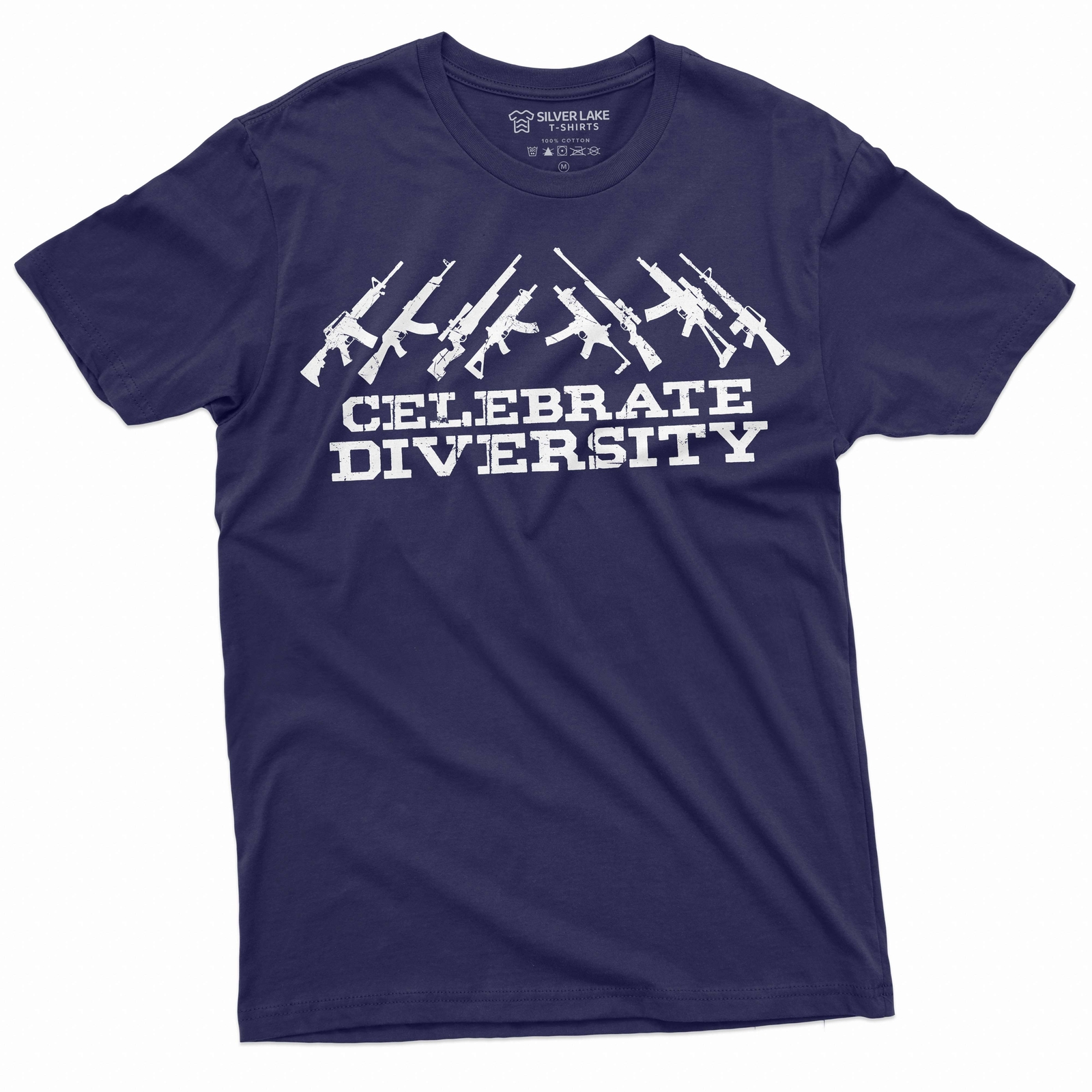 Men's Celebrate Diversity Guns Riles Tshirt Pro 2nd Amendment constitutional tee gallery