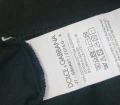 Dolce Gabbana Mens Size 50/Large Fitted V-Neck T-Shirt Made In Italy Flawless!