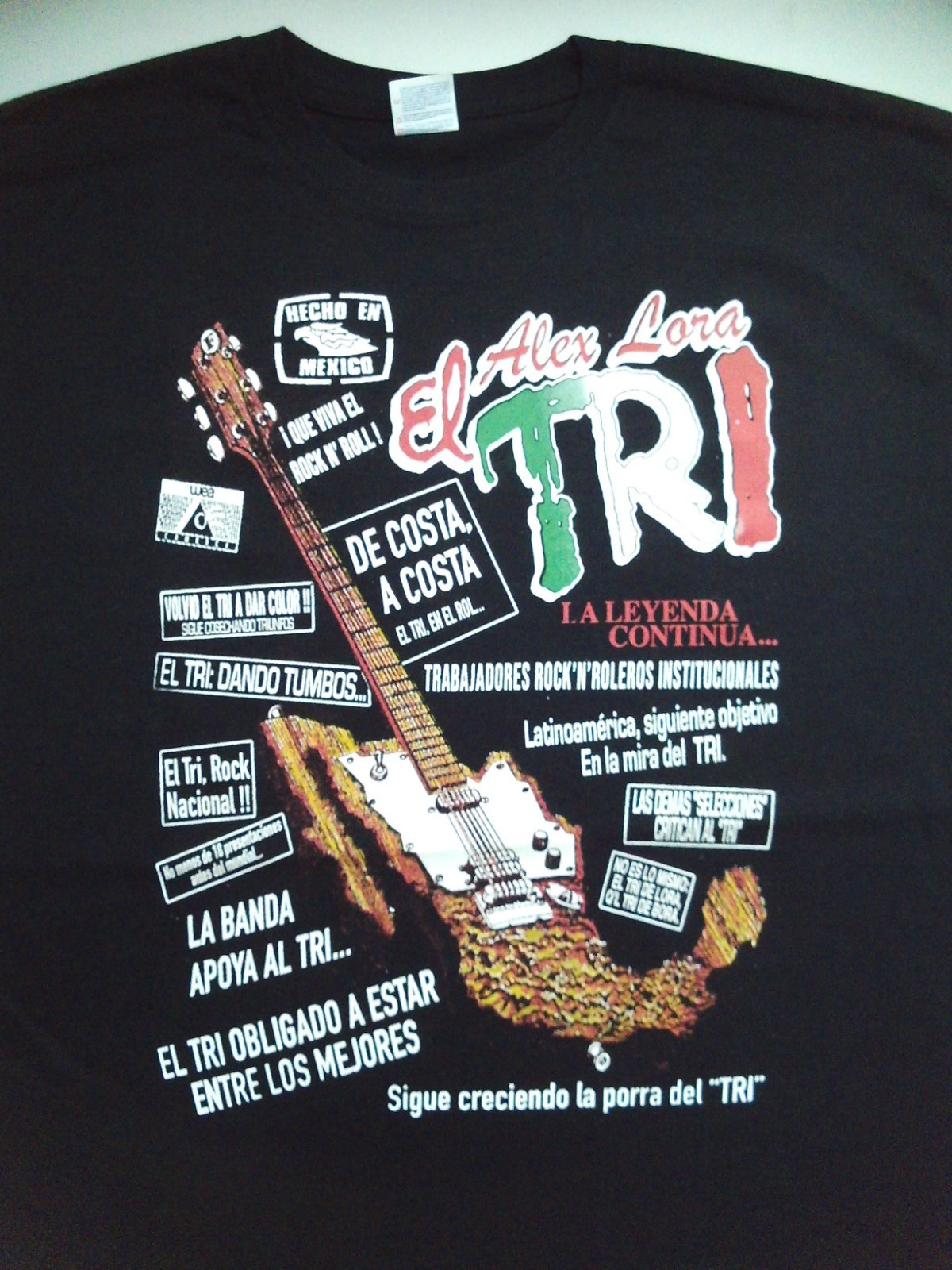 EL TRI SHIRT SIZE XL,ROCK URBANO HARAGAN INTERPUESTO LIRAN ROLL BANDA BOSTIK gallery