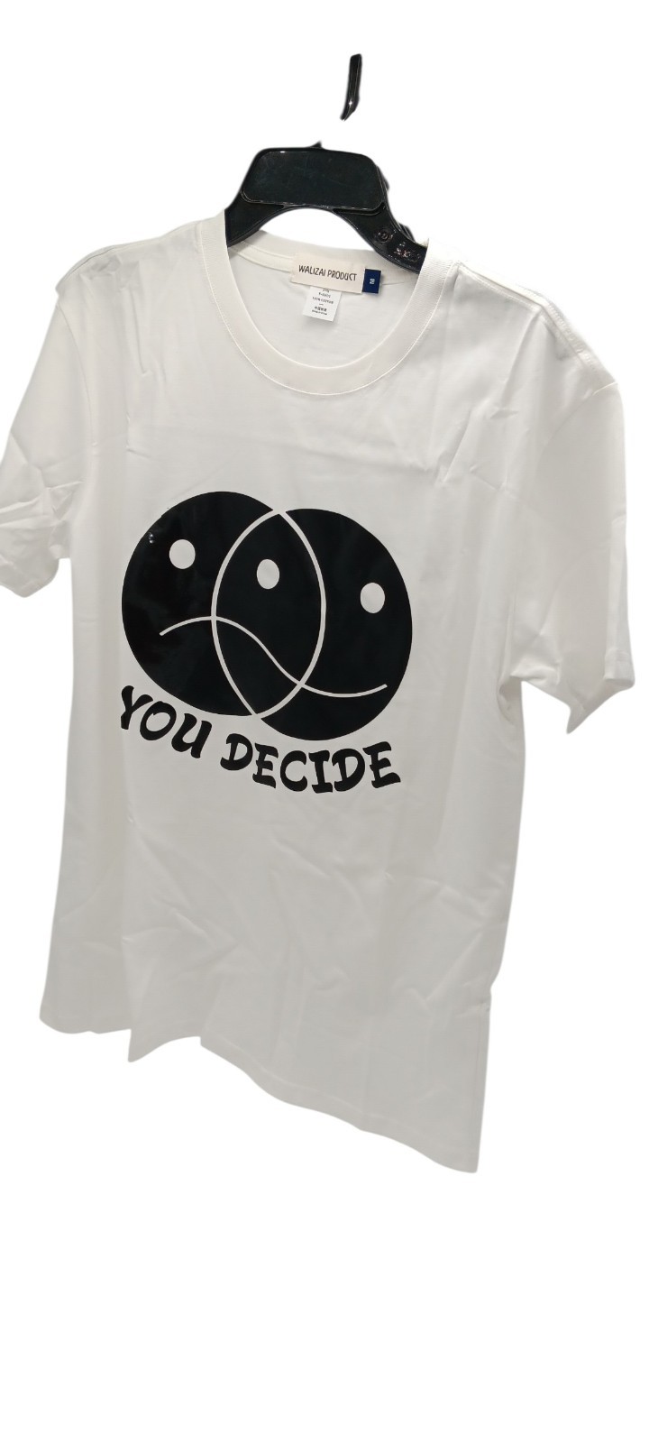 You Decide Graphic T-Shirt Unisex White CottonTeeCasual StreetwearSoft M size gallery
