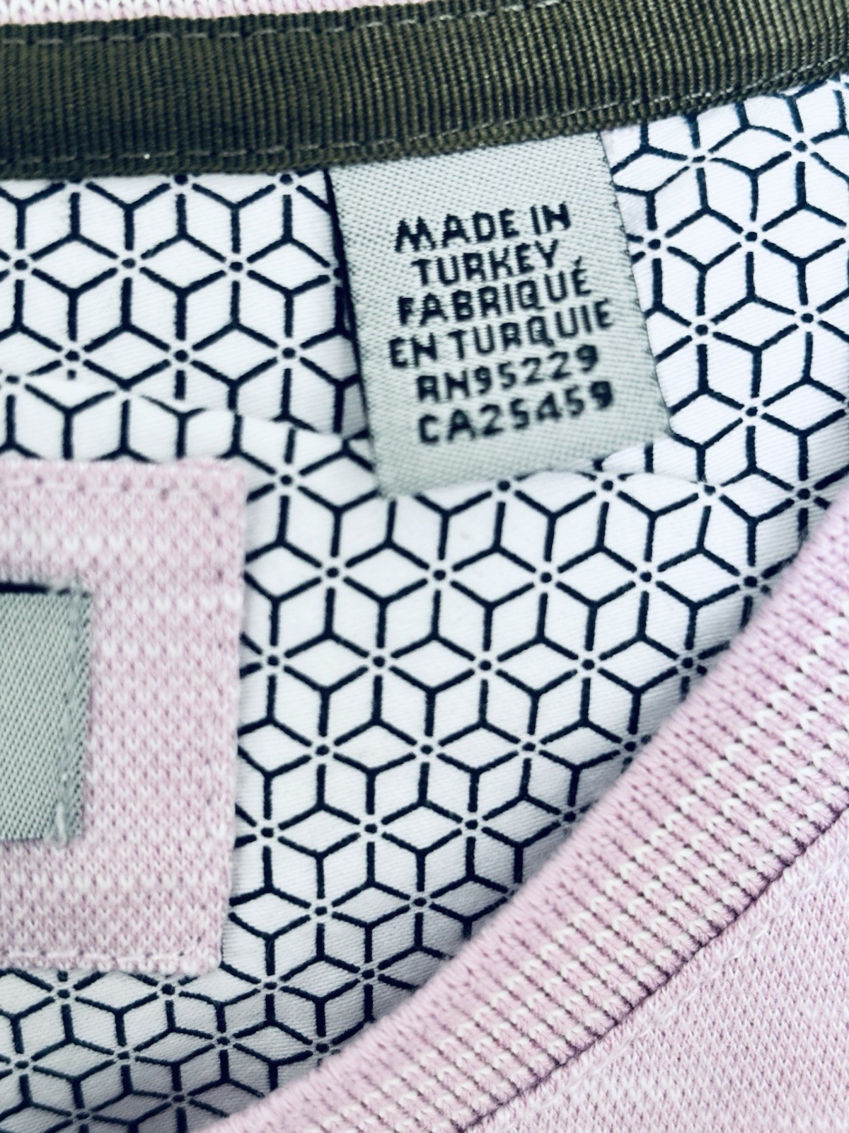 Ted Baker London Dusty Pink Pocket Ringer T-Shirt EUC Size Large gallery
