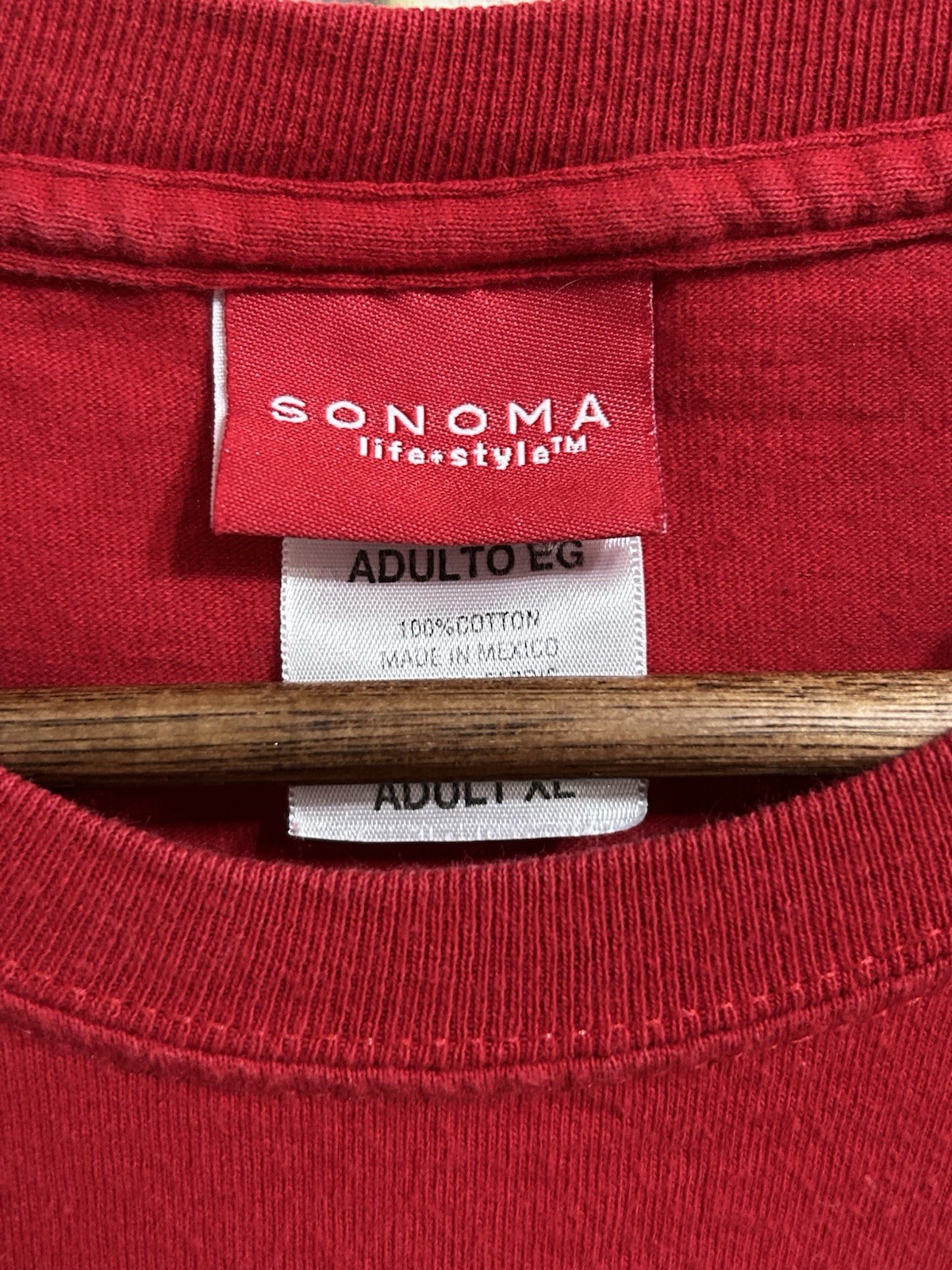 VTG Sonoma Red American Cars Graphic Print Crew Neck Short Sleeve Men's gallery