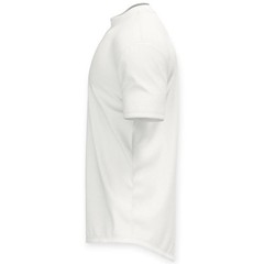 Jordan Craig Mens 8991A-2pK Two Pack Scallop Tee (Black White)