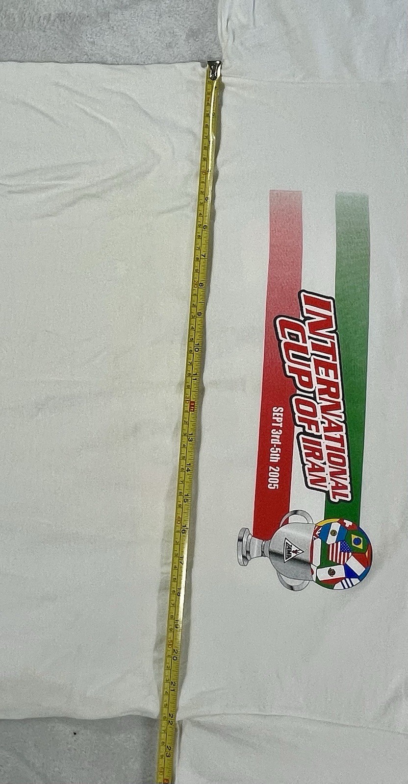 Vintage 2005 XL Tee Shrt Soccer International Cup of Iran gallery