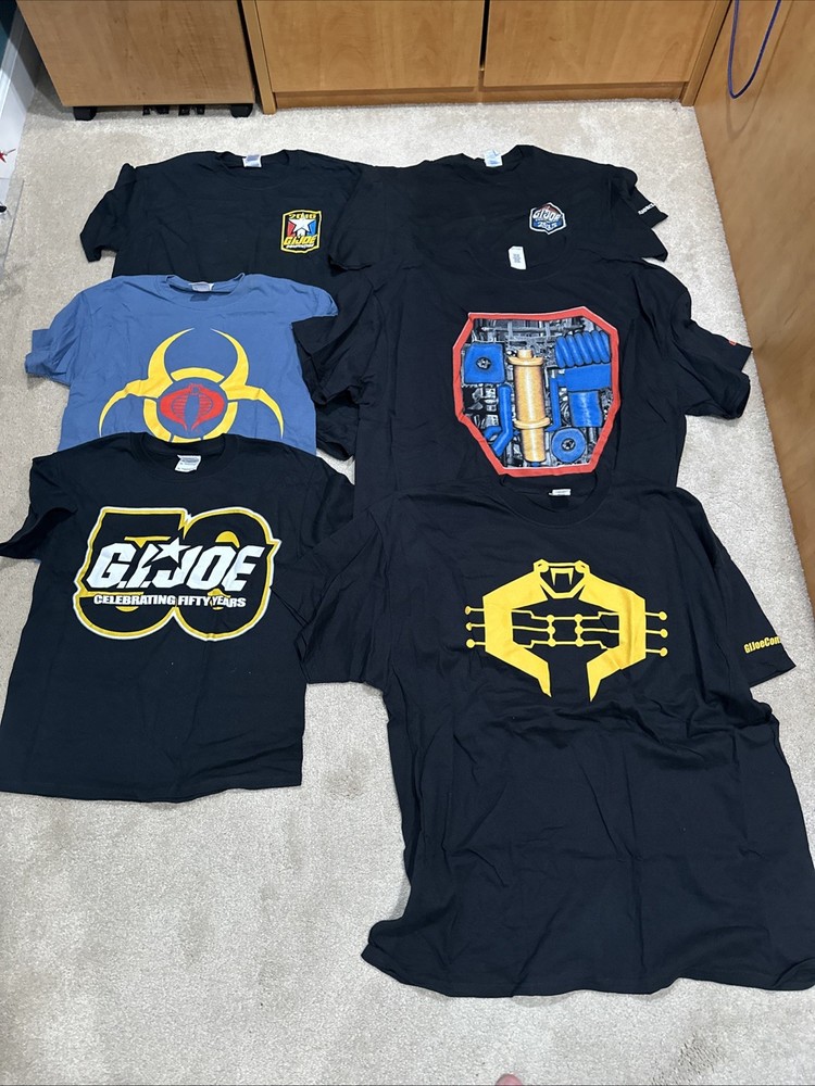 GIJoe Convention Shirts Various Sizes