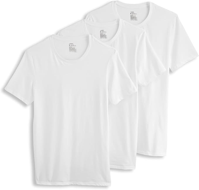 Jockey Men's Undershirt Cotton Stretch Crew Neck Undershirt - 3 Pack L gallery
