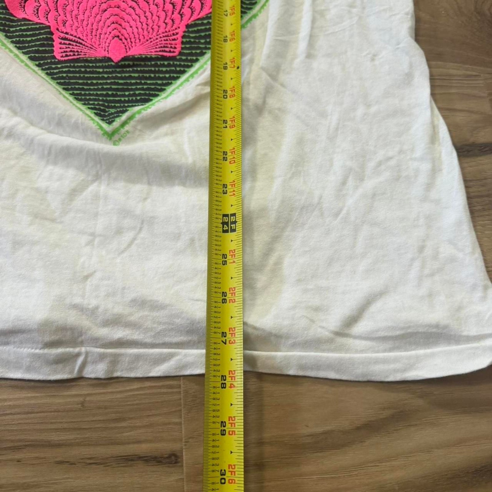 Vintage 90s Surf Beach Ocean Single Stitch Tank Tank trippy Size XL made in USA gallery