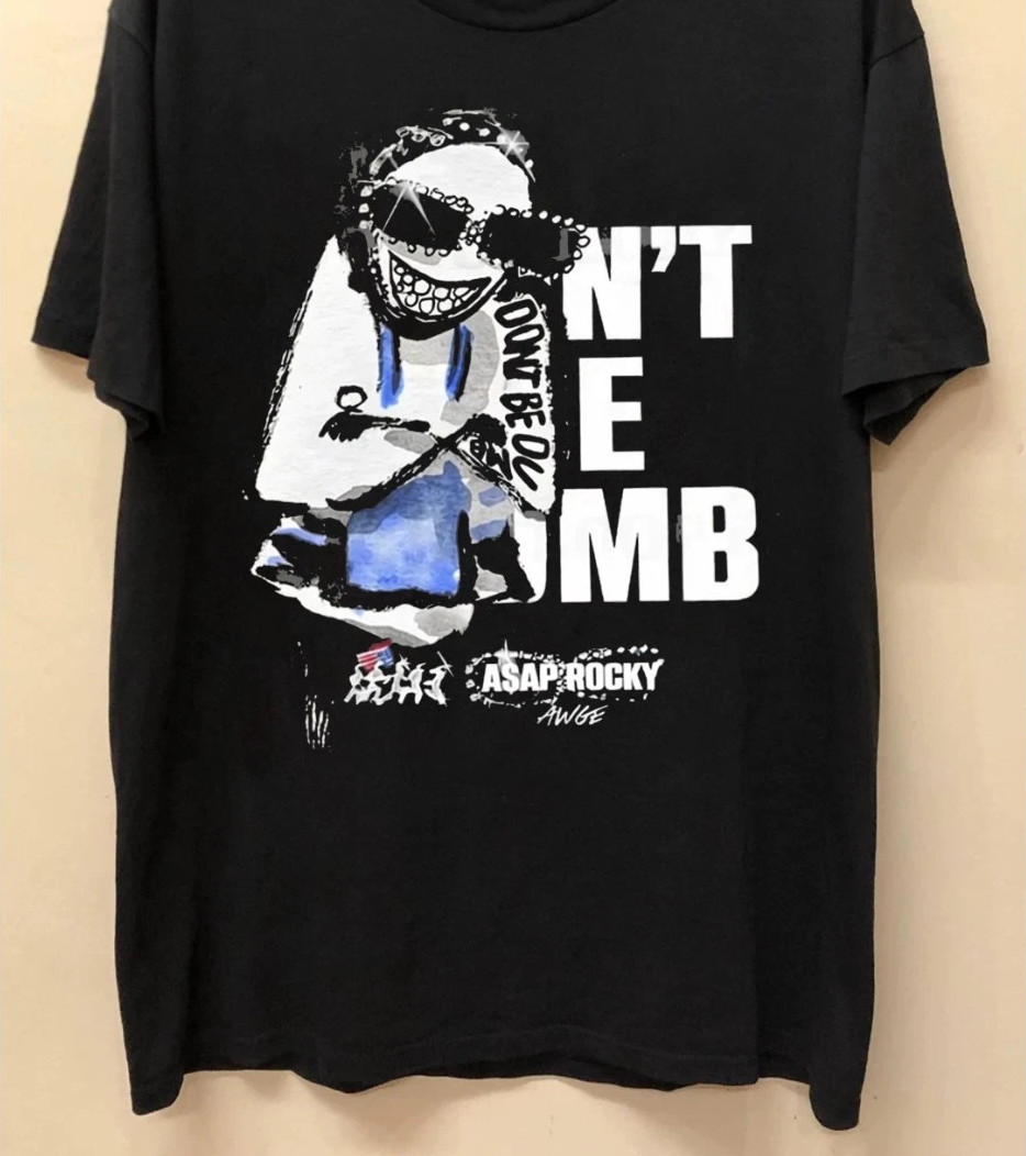 ASAP Rocky Don't Be Dumb Graphic Multicolor Short Sleeves Unisex T Shirt gallery