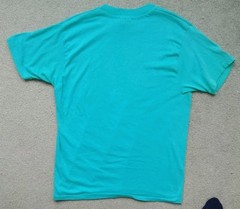 Vtg Timothy Sheehans Upstate NY Mint Green Mens L Tee USA Pit 19 Length 27 Flaws