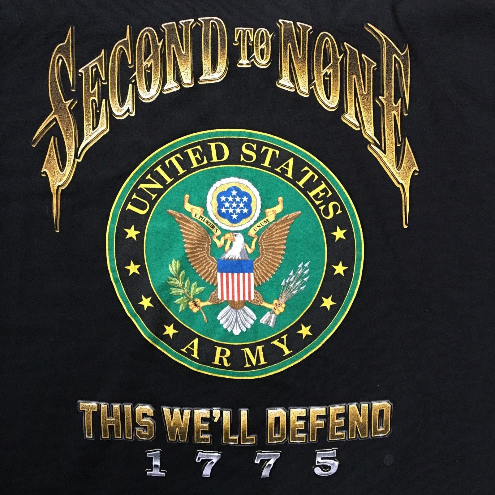 United States Army Soldiers Shirt Second to None This We'll Defend 3XL XXXL EUC gallery
