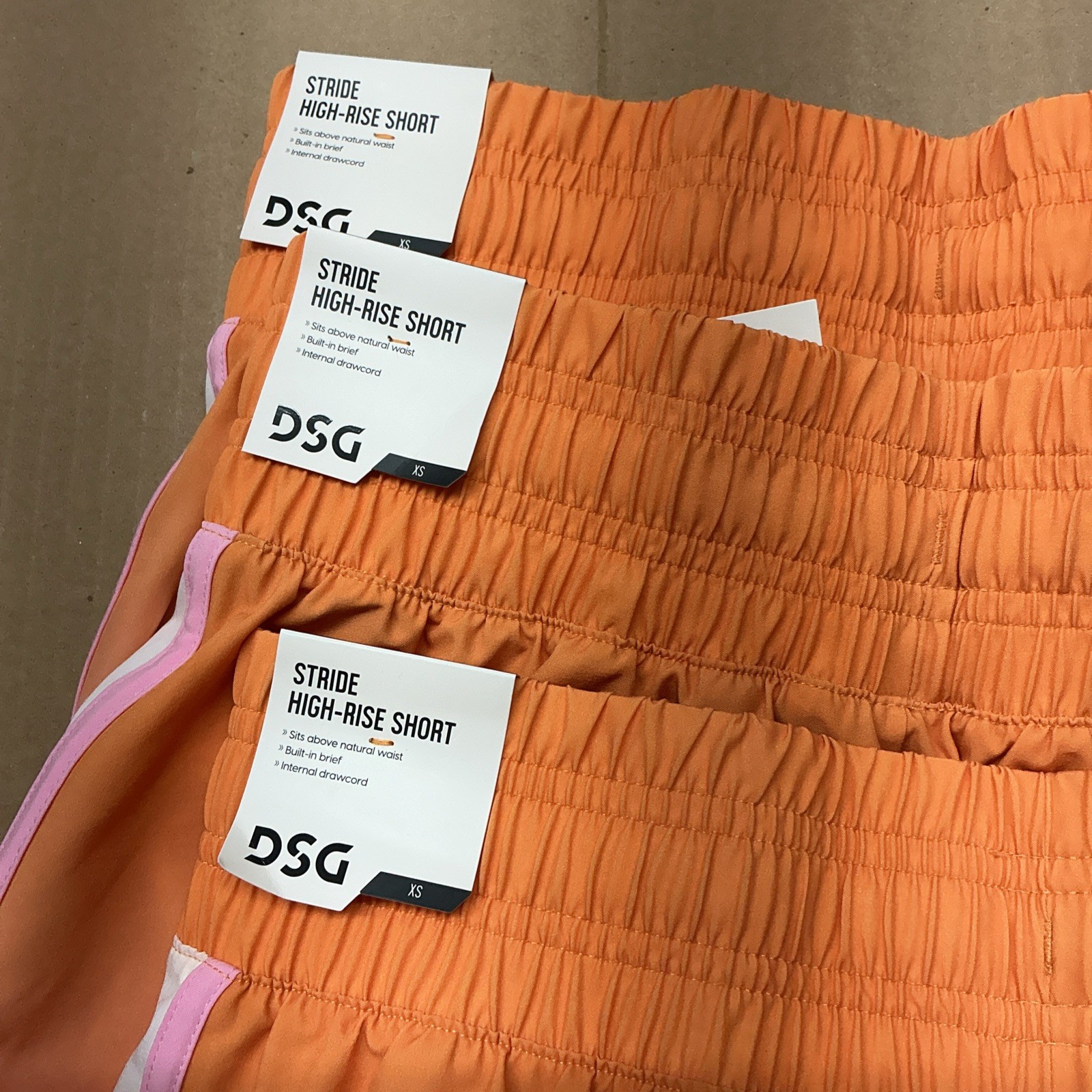 DSG Stride High Rise Short Lot Of 6 Size XS MSRP $168.00 Eby4288 gallery