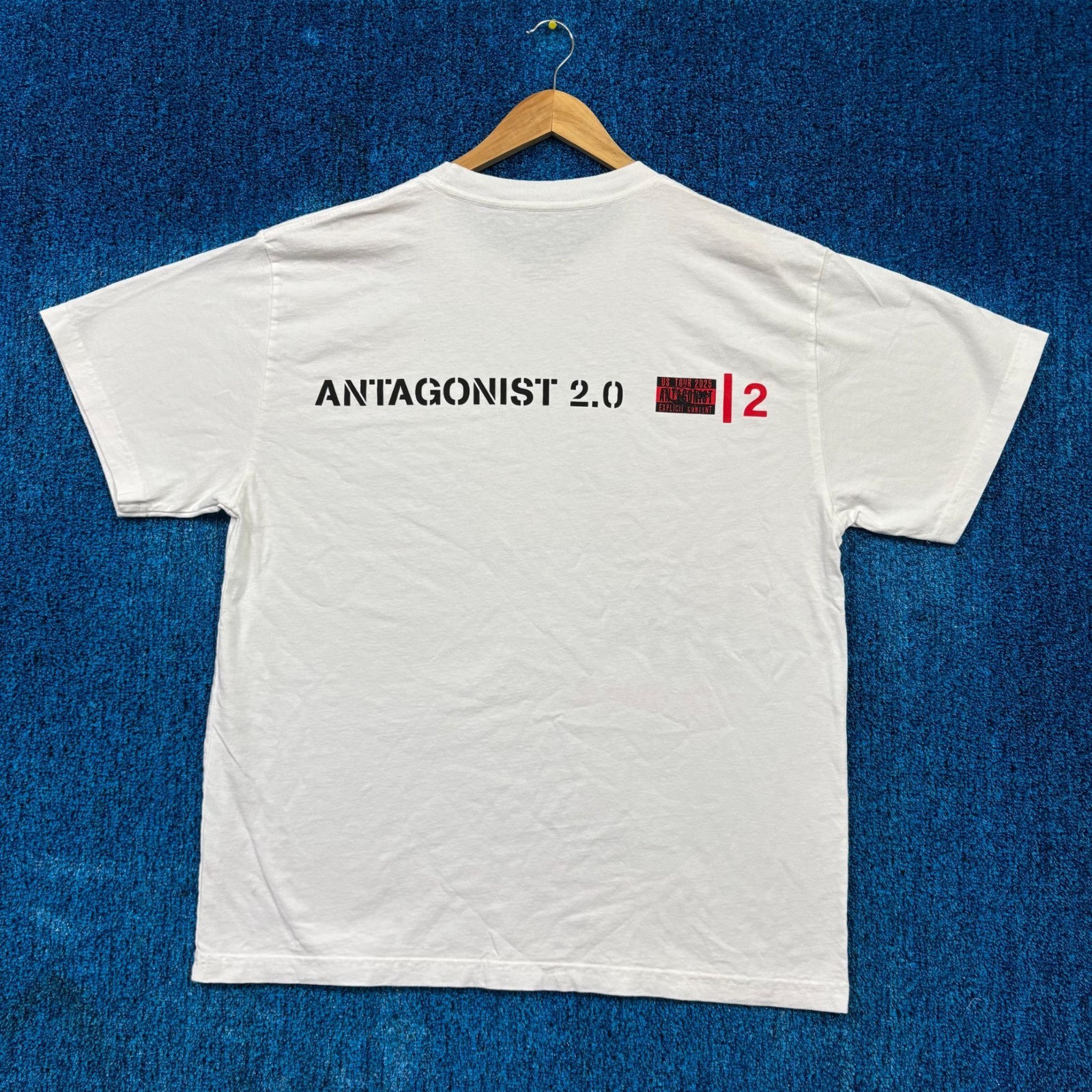 Antagonist Volume 2 Playboy Carti Rap white T-Shirt Size Large gallery